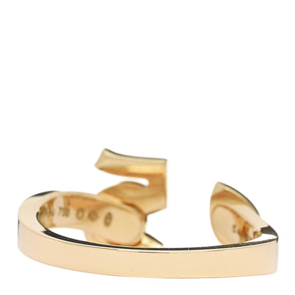 Chanel 18K Yellow Gold Diamond Extrait de No 5 Ring 54 7 3 of 5