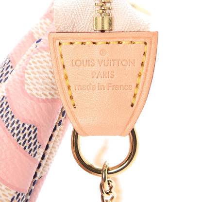Louis Vuitton Damier Azur Tahitienne Mini Pochette Accessories 7 of 8