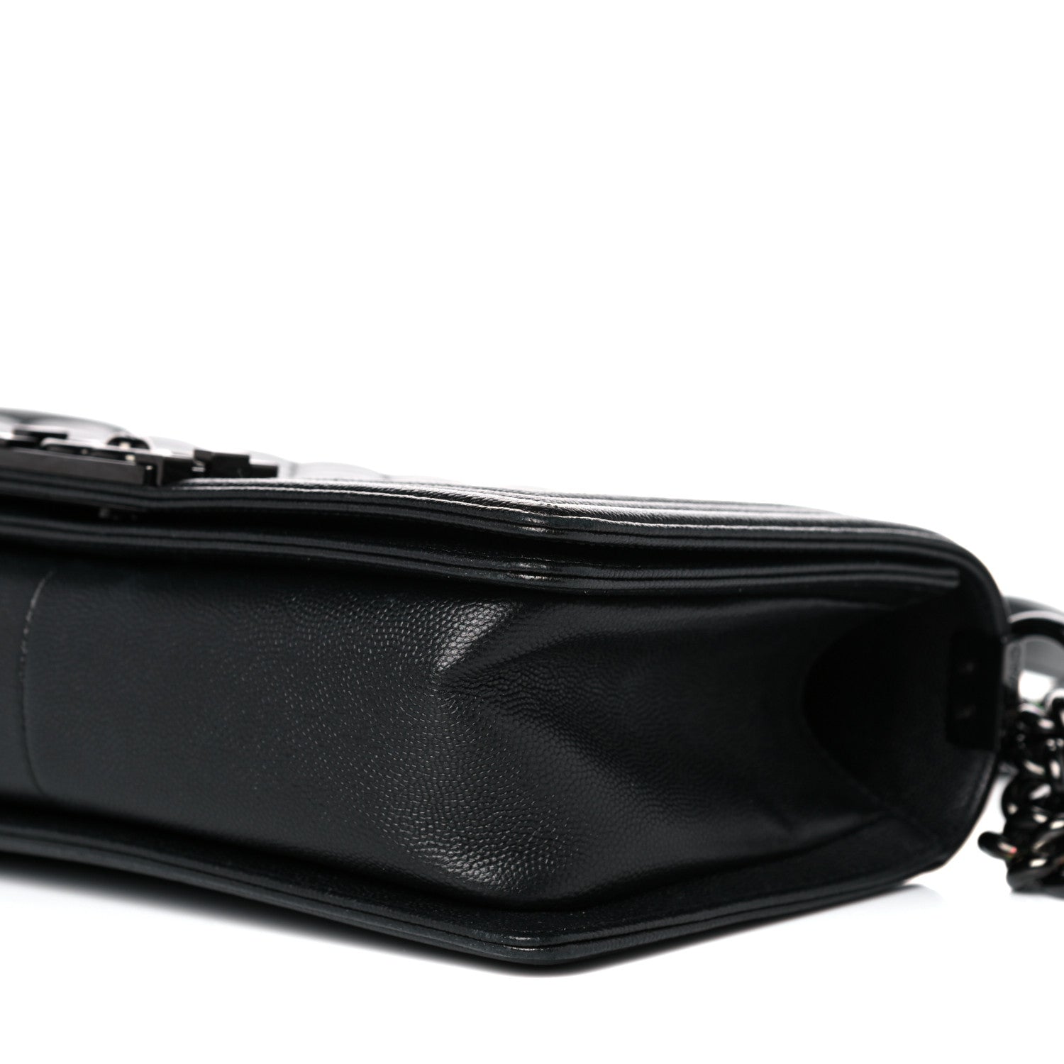 Chanel Caviar Quilted Medium Boy Flap So Black 9 of 10