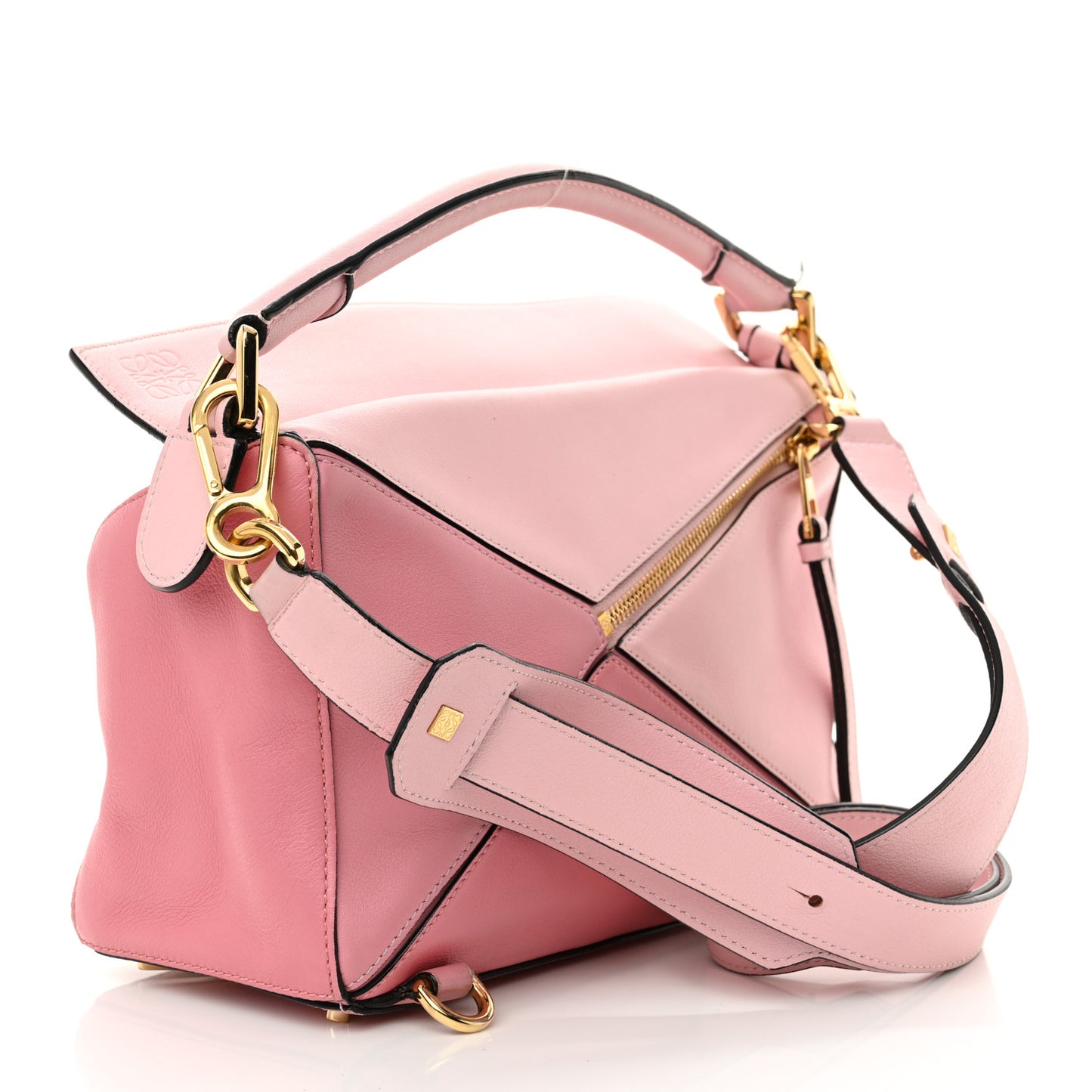 Calfskin Small Puzzle Bag Rosa