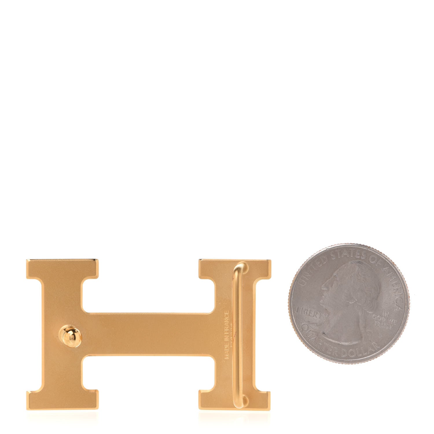 Hermes Polished 24mm H Belt Buckle Gold 2 of 4