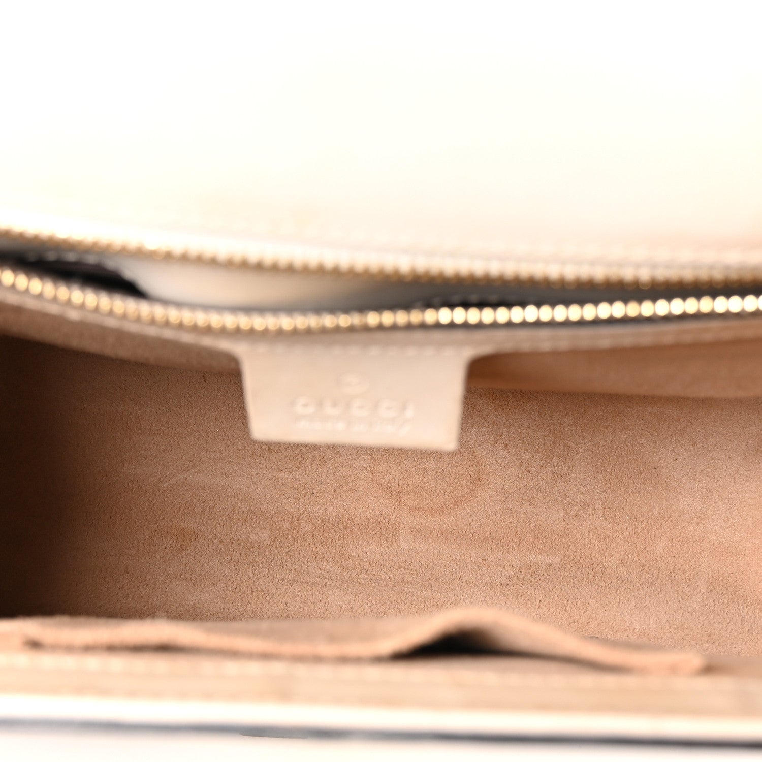 Gucci Calfskin Embroidered Small Sylvie Shoulder Bag White 5 of 11