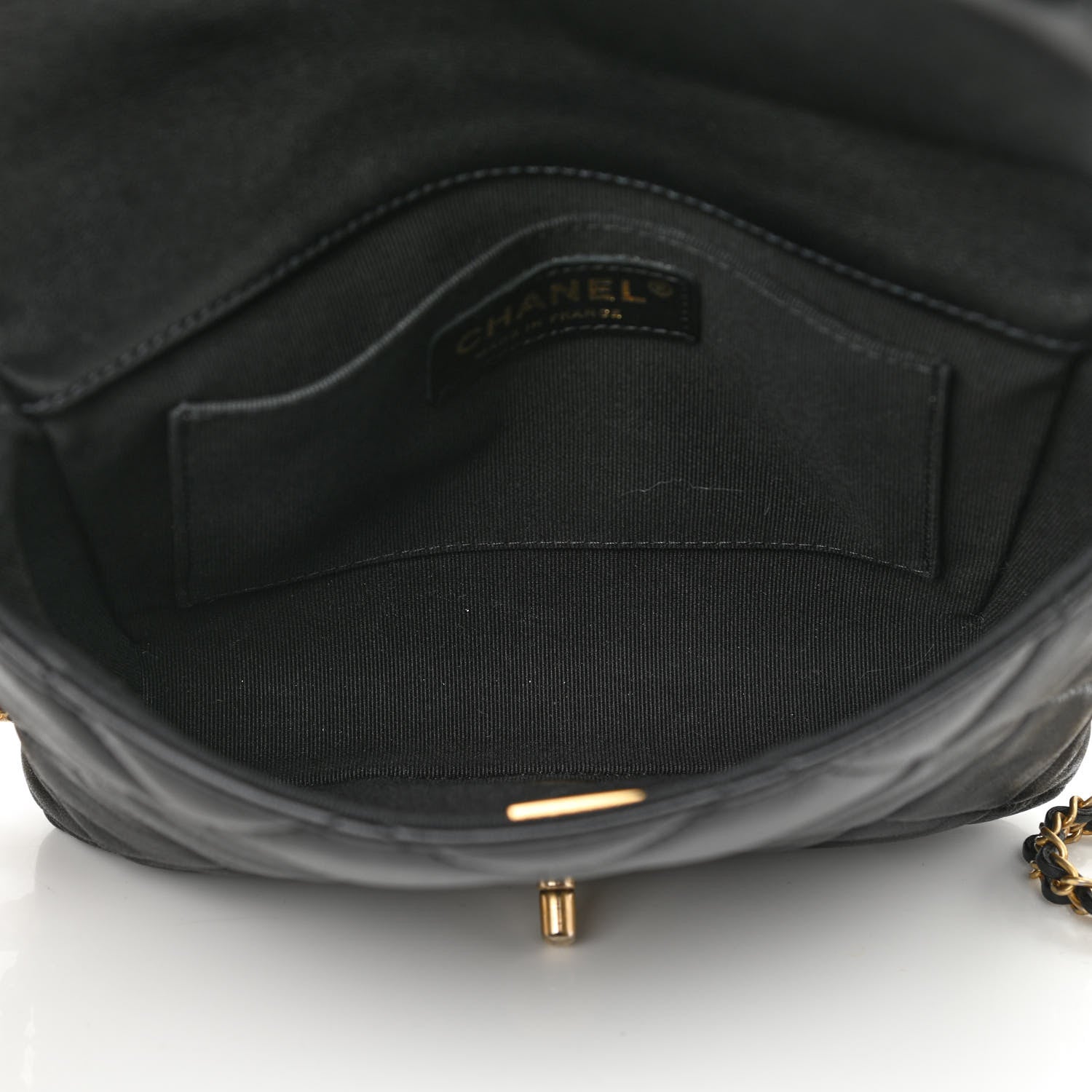 Chanel Lambskin Quilted Mini Crush On Chains Flap Bag Black 4 of 8