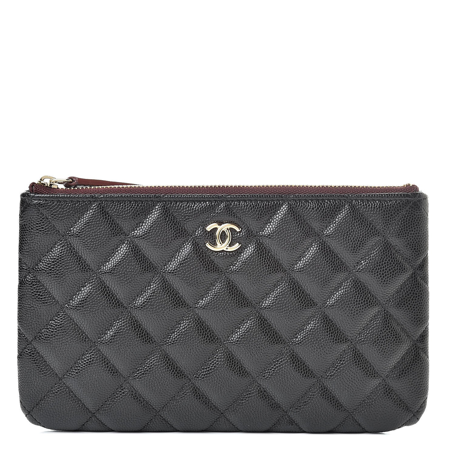 Chanel Caviar Quilted Cosmetic Case Black 1 of 8