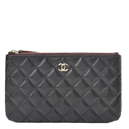 Chanel Caviar Quilted Cosmetic Case Black 1 of 8