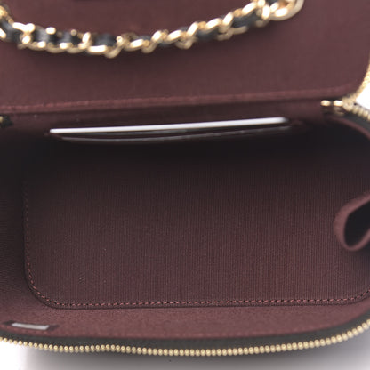 Chanel Lambskin Quilted Small Vanity Case With Chain Black 5 of 11