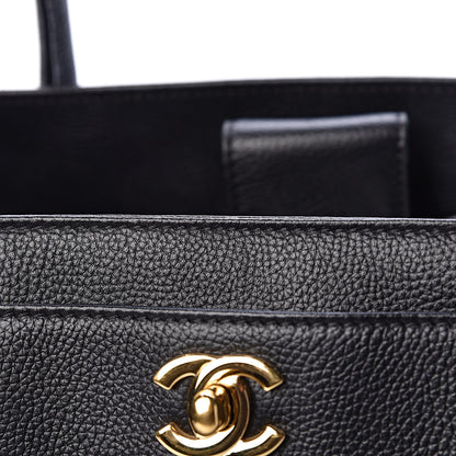 Chanel Calfskin Cerf Shopper Tote Black 12 of 12