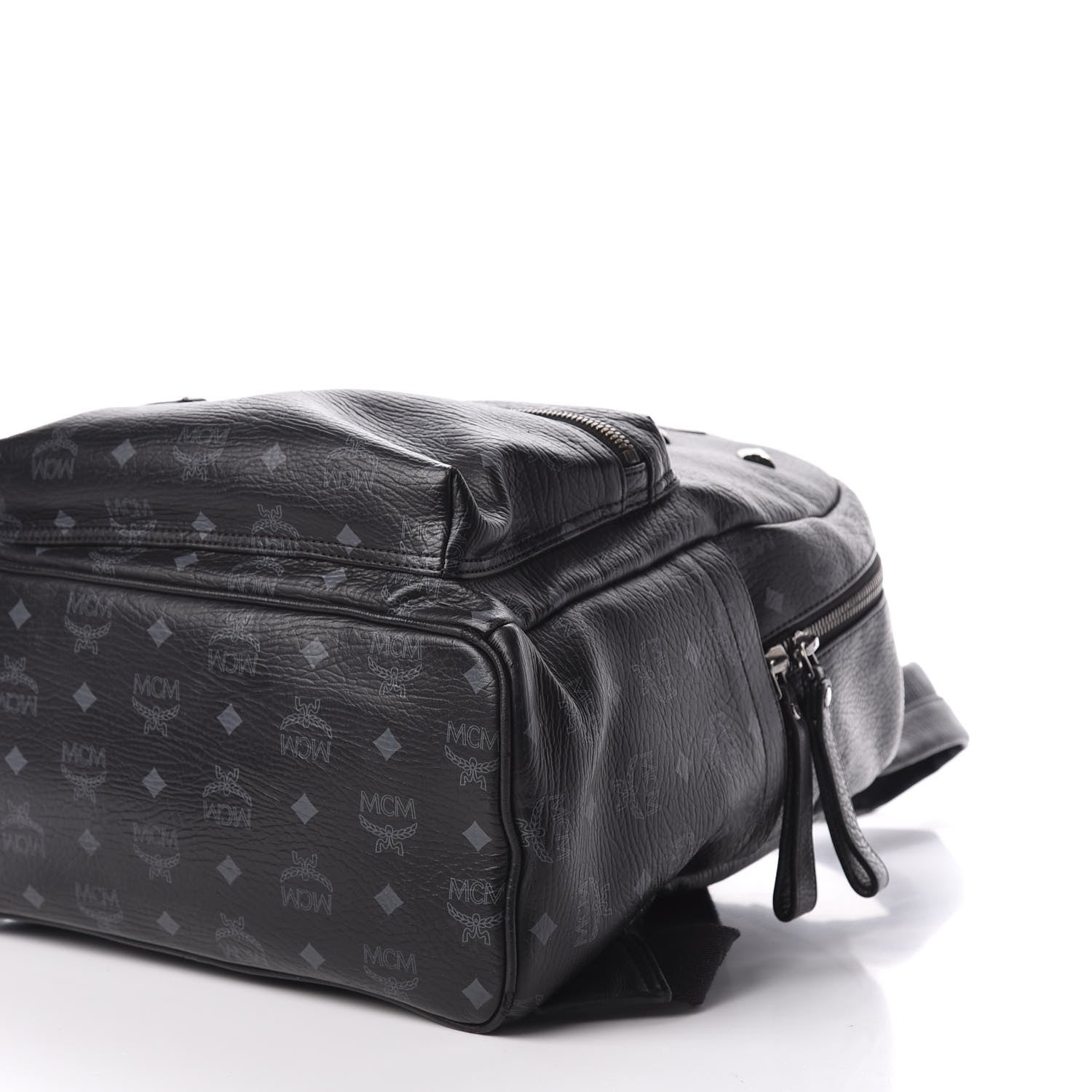 MCM Visetos Medium Sprinkle Stud Stark Backpack Black 7 of 8