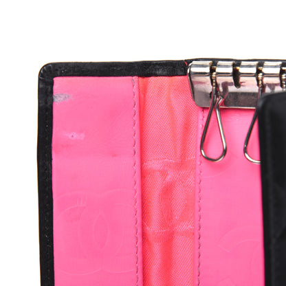 Chanel Calfskin Quilted Cambon 6 Key Holder Black 10 of 16