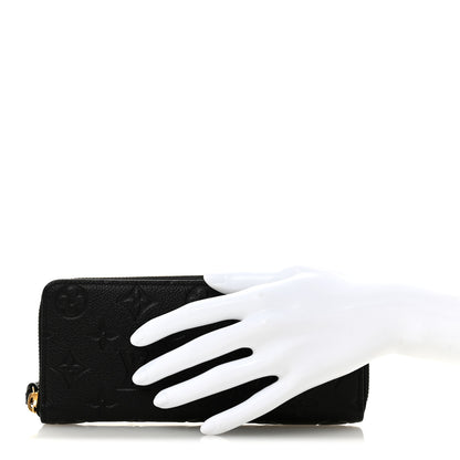 Louis Vuitton Empreinte Clemence Wallet Black 2 of 7