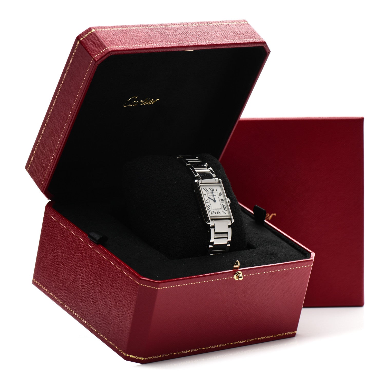 Cartier Stainless Steel 25mm Must de Cartier Tank Quartz Watch 6 of 6