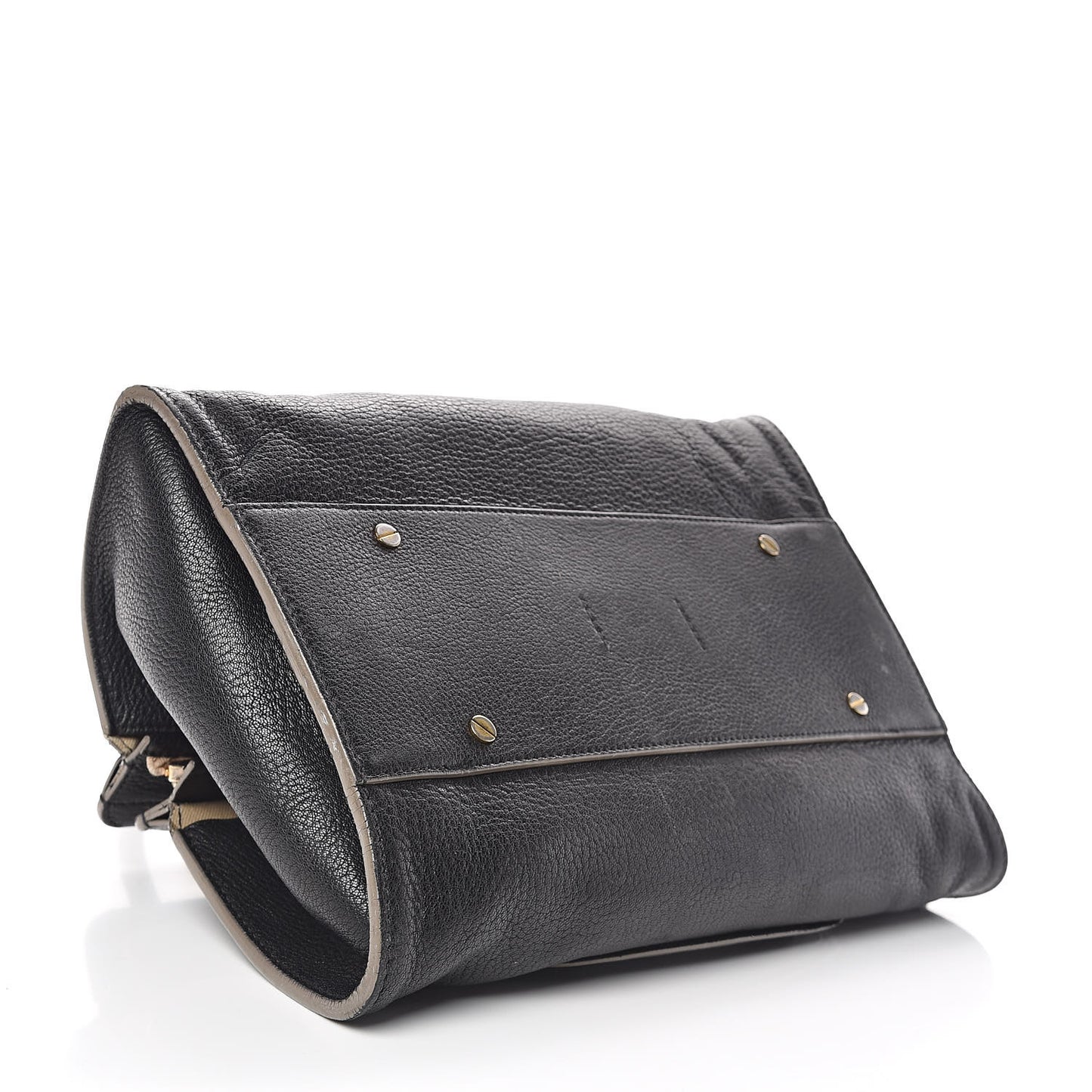 Calfskin Medium Marcie Satchel Black