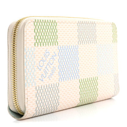 Louis Vuitton Damierlicious Zippy Wallet Pistachio Green 3 of 10