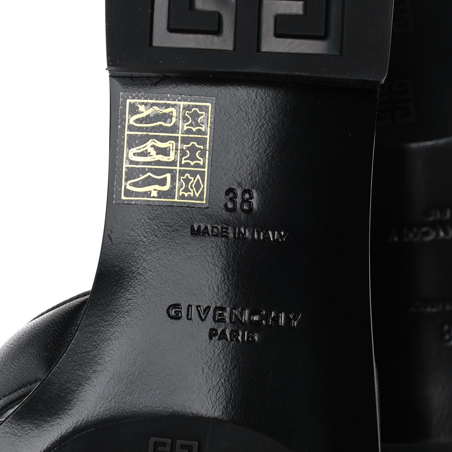 Givenchy Nappa G Flat Sandals 38 Black 6 of 9