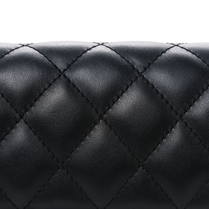Chanel Calfskin Quilted CC Uniform Flap Belt Bag Black 8 of 10