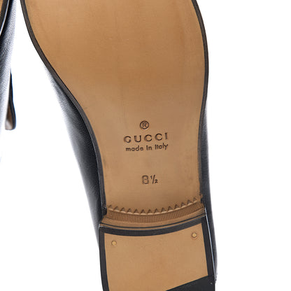 Gucci Goatskin Mens Horsebit Loafers 8.5 Black 8 of 9