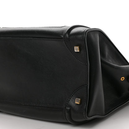 Celine Smooth Calfskin Mini Luggage Black 8 of 9