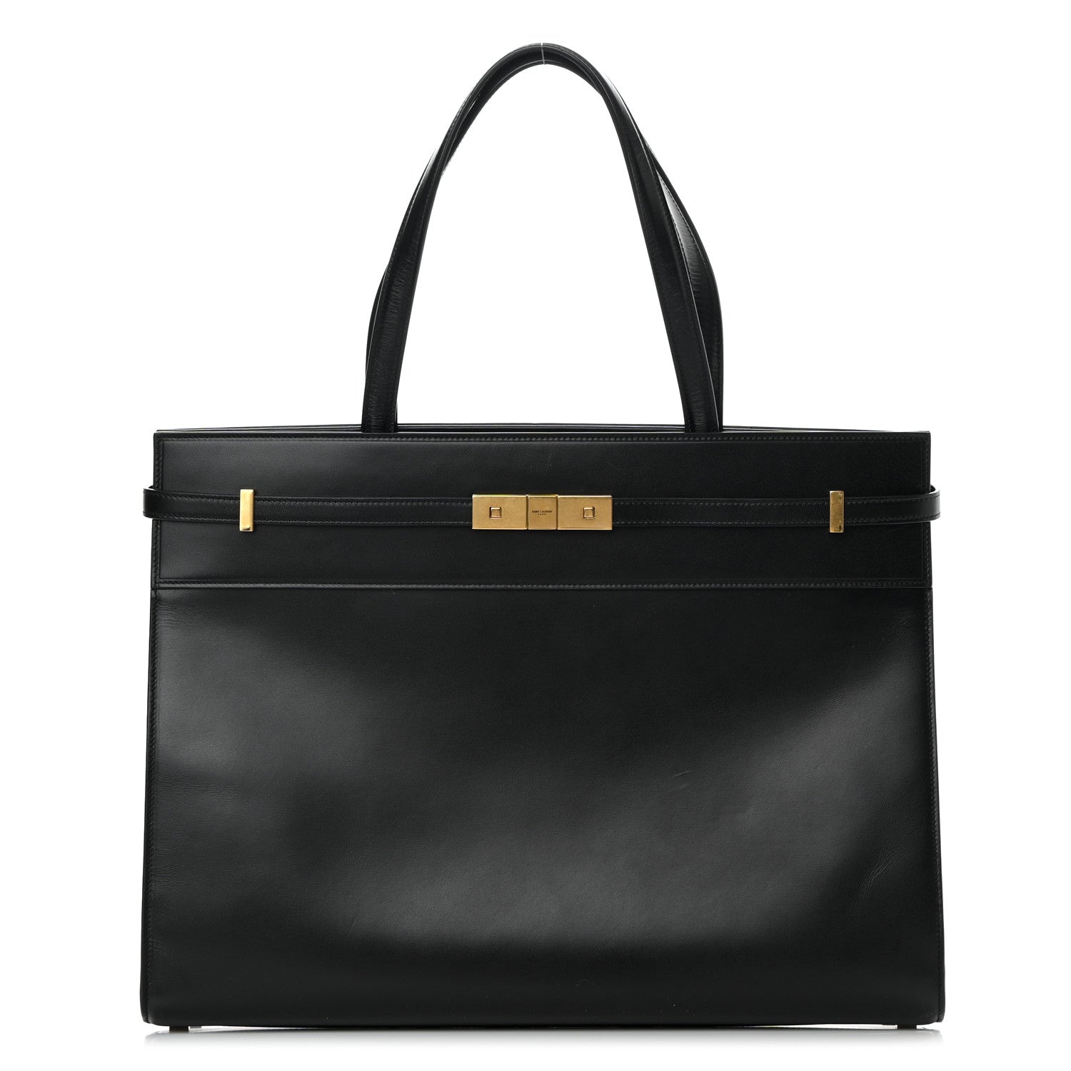 Saint Laurent Calfskin Medium Manhattan Shopper Tote Black 1 of 14