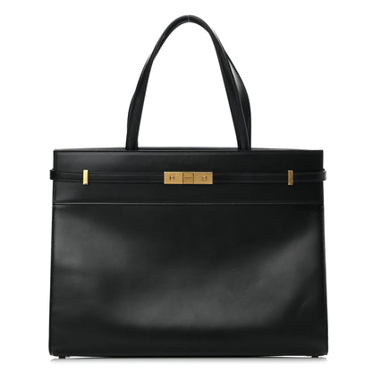 Saint Laurent Calfskin Medium Manhattan Shopper Tote Black 1 of 14
