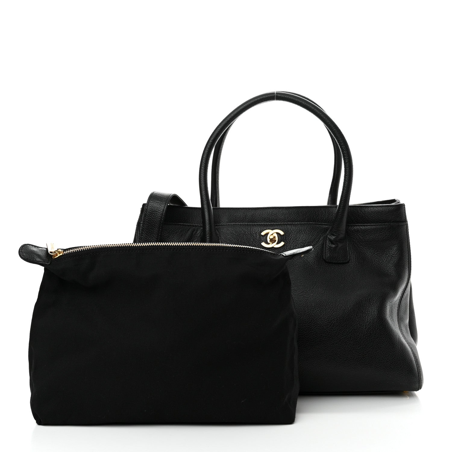 Chanel Caviar Cerf Executive Shopper Tote Black 3 of 18