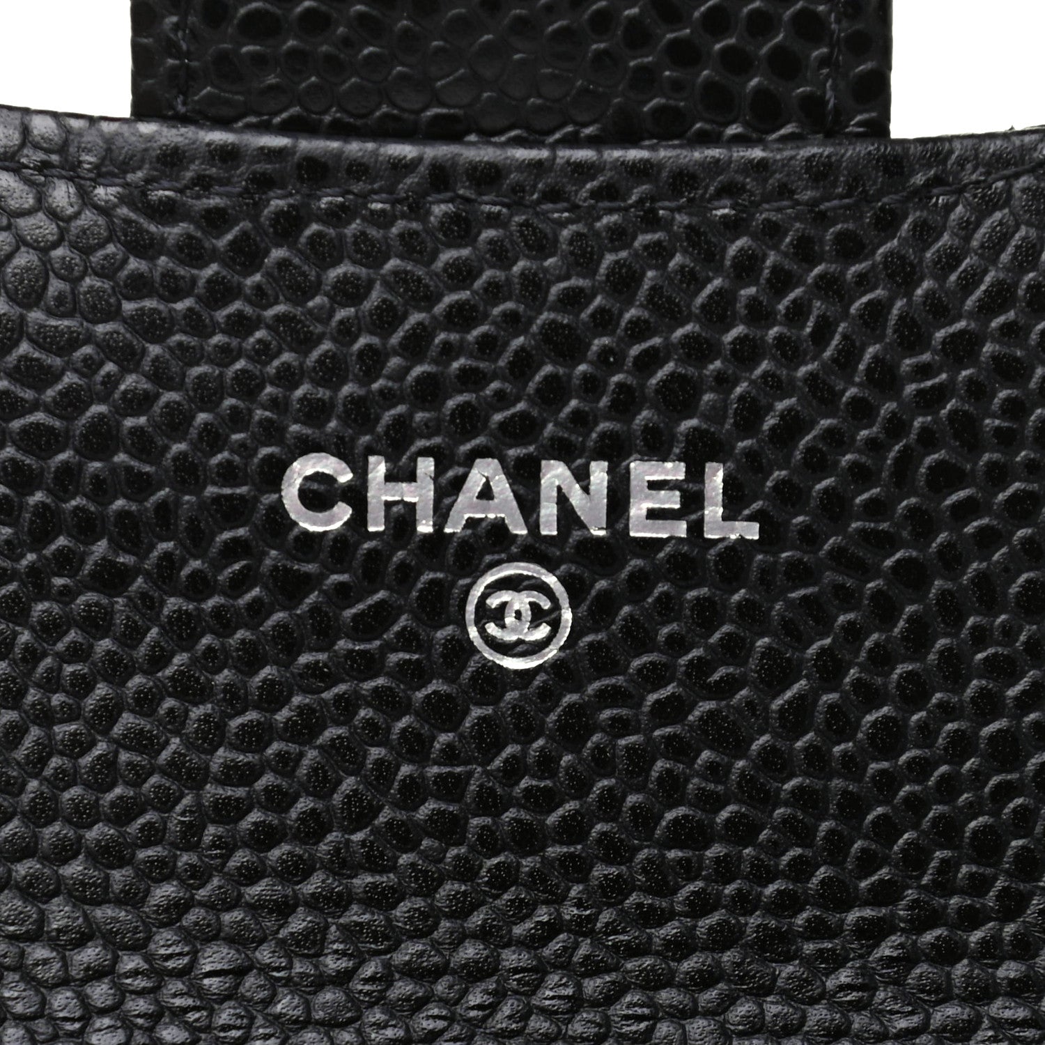 Chanel Caviar Quilted Flap Card Holder Wallet Black 8 of 9