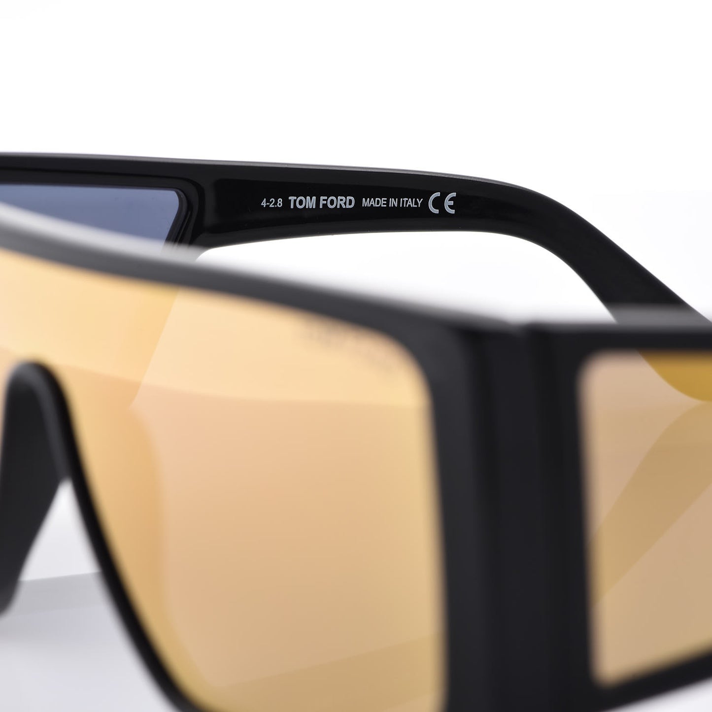 Square Atticus Sunglasses TF710 Black Gold