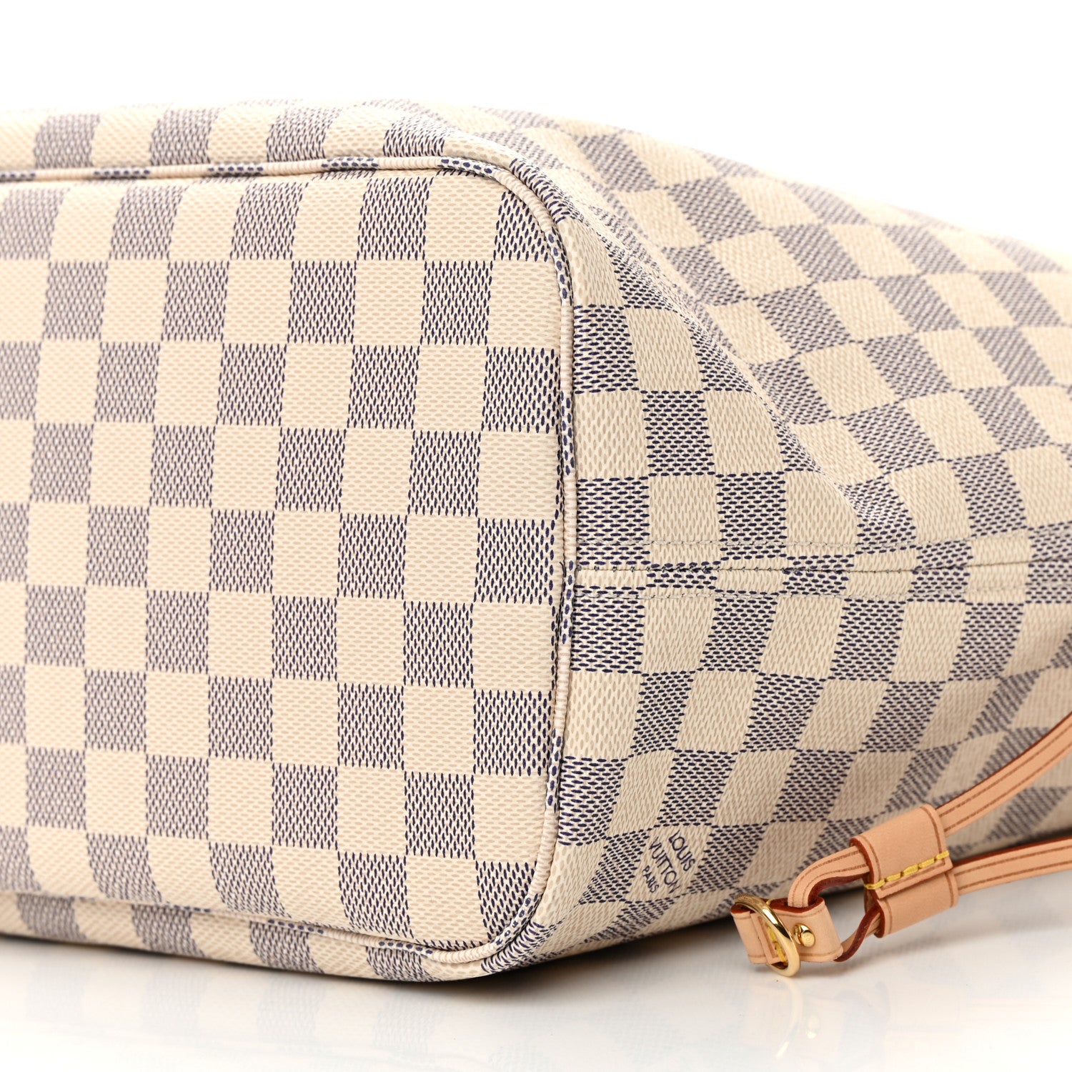 Louis Vuitton Damier Azur Neo Neverfull MM Rose Ballerine 10 of 12