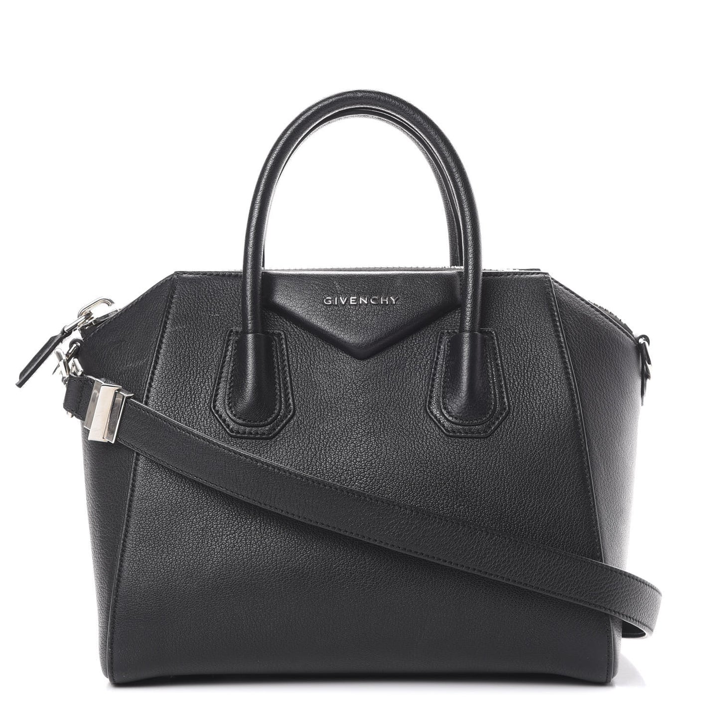 Sugar Goatskin Small Antigona Black