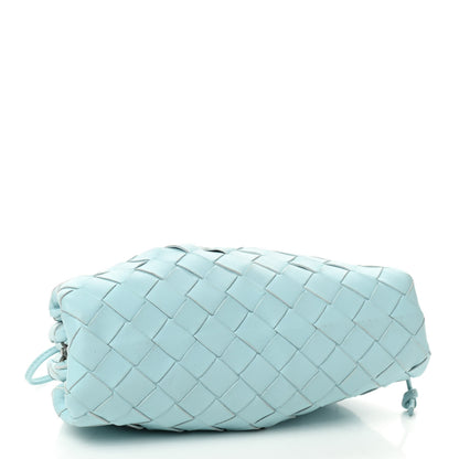 Bottega Veneta Nappa Intrecciato The Mini Pouch Topazio Silver 4 of 9