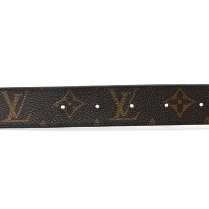 Louis Vuitton Monogram Calfskin 40mm LV Initiales Reversible Belt 80 32 Black 5 of 6