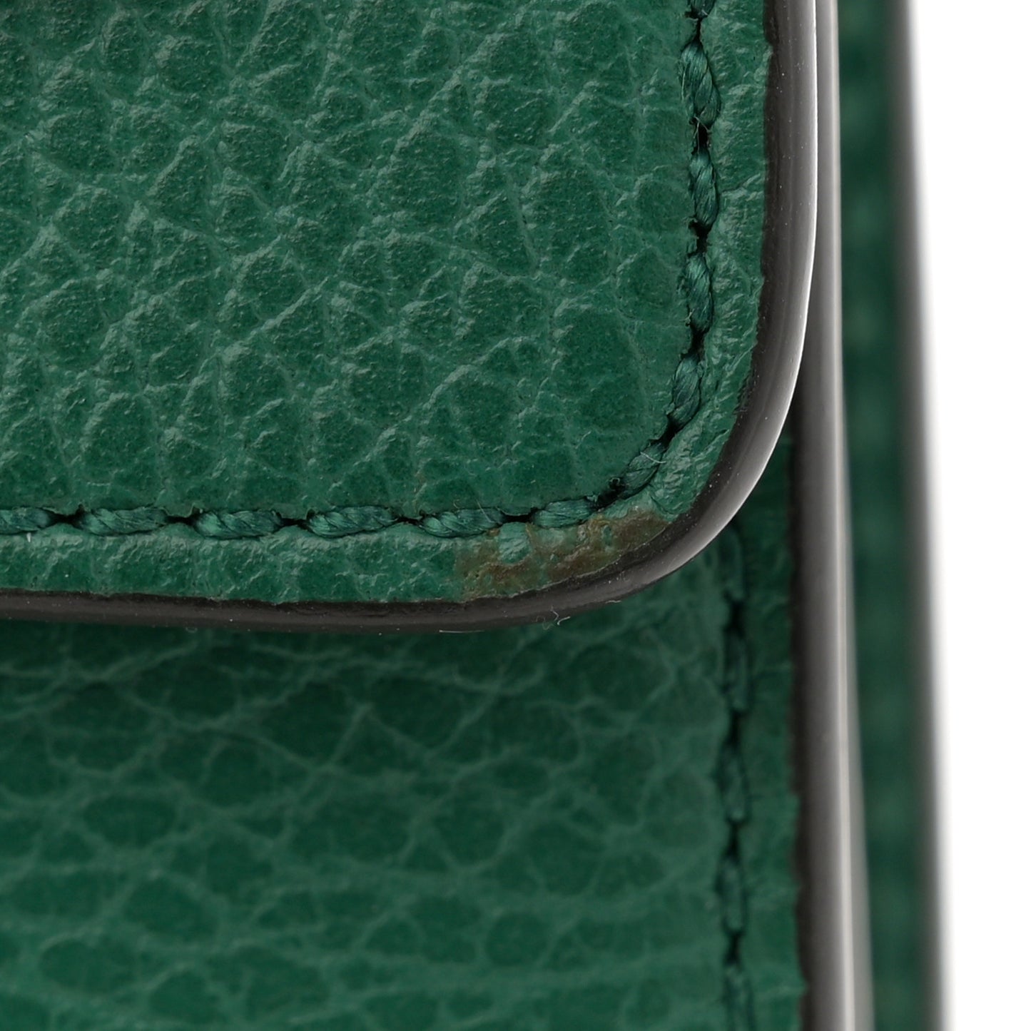 Pebbled Calfskin Small Dionysus Shoulder Bag Emerald