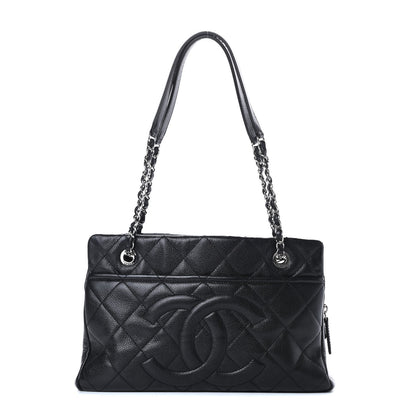 Chanel Caviar Quilted Timeless CC Soft Tote Black 1 of 10
