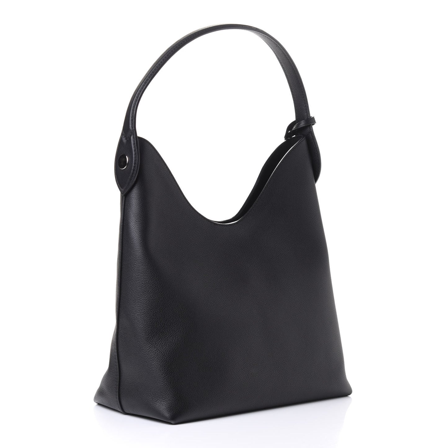 Calfskin Lockme Hobo Black