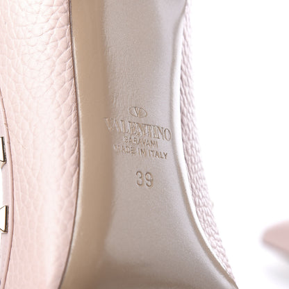 Valentino Garavani Pebbled Calfskin Rockstud 85mm Pumps 39 Rose Quartz 8 of 10