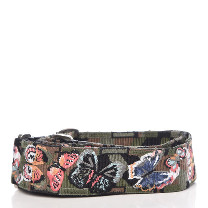 Valentino Garavani Canvas Camubutterfly Rockstud Guitar Strap Multicolor 2 of 3