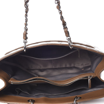 Chanel Caviar Quilted XL Grand Shopping Tote GST Dark Beige 5 of 19