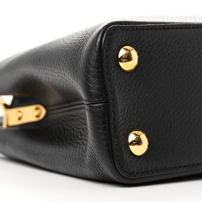 Louis Vuitton Taurillon Capucines BB Black 9 of 12