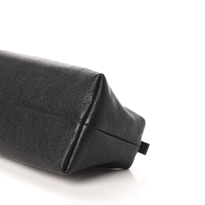 Chanel Grained Calfskin Logo Cosmetic Case Black 9 of 14