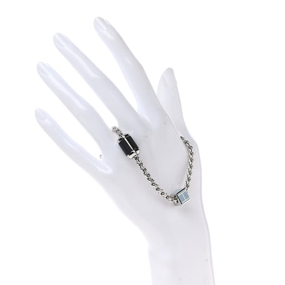 Hermes Palladium Swift Buffalo Horn Meli-Melo Bracelet 2 of 6