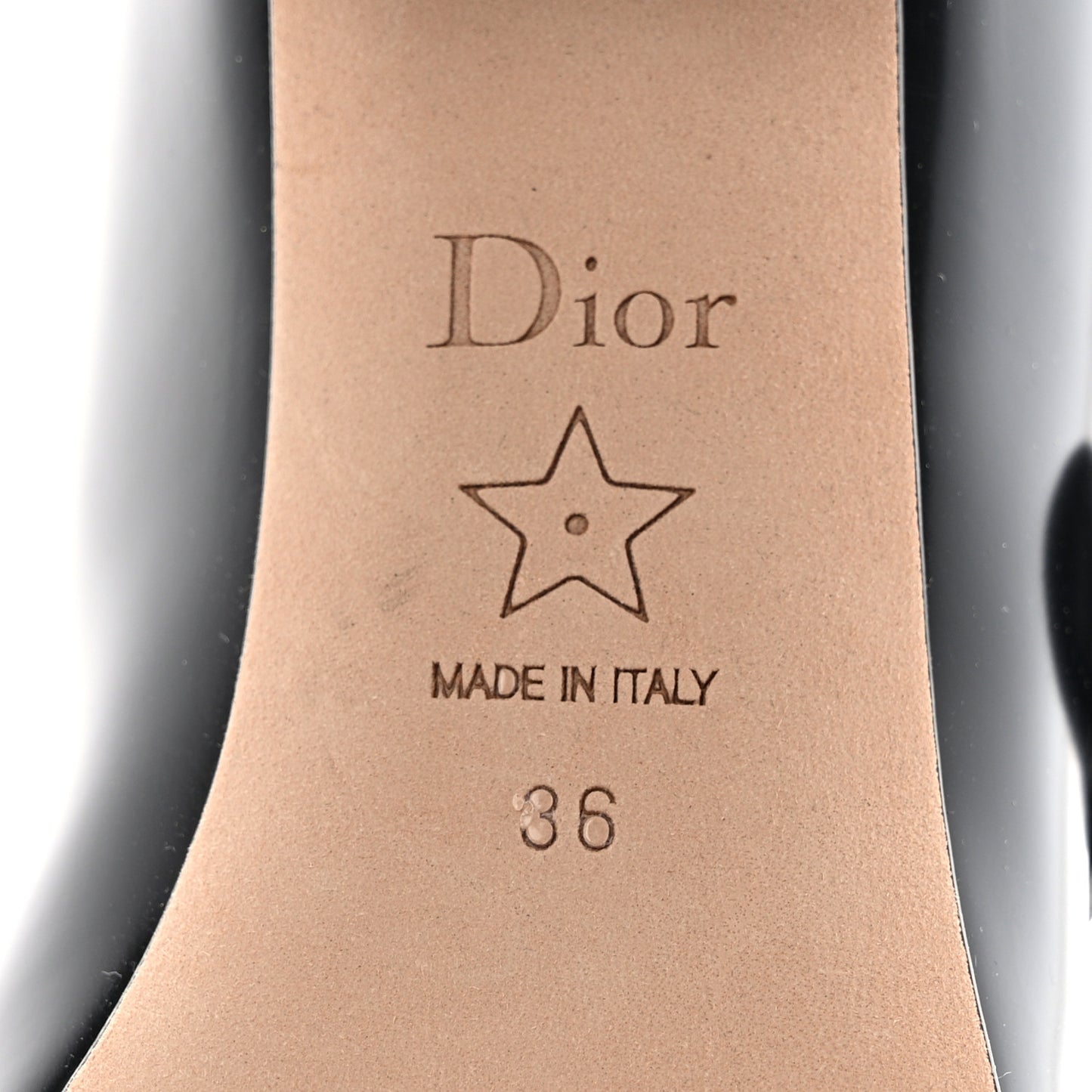 Brushed Calfskin Uniform 30mm Pumps 36 Black