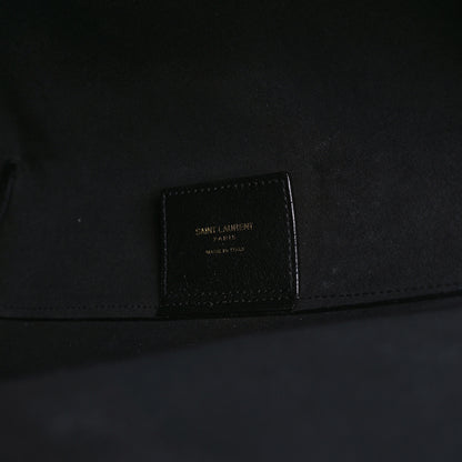 Saint Laurent Calfskin Large Shopping Tote Black 7 of 12