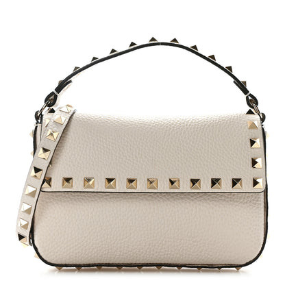 Valentino Garavani Calfskin Rockstud Crossbody Pouch Light Ivory 1 of 9