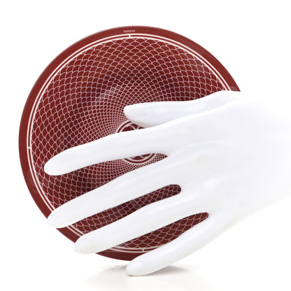 Hermes Porcelain H Deco Bread And Butter Plate Rouge 2 of 6
