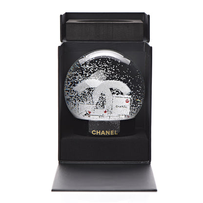 Chanel Glass CC Shopping Bag Snow Globe 4 of 4