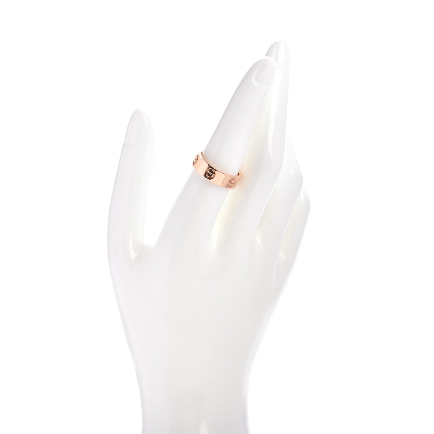 Cartier 18K Pink Gold 5.5mm LOVE Ring 56 7.5 2 of 5