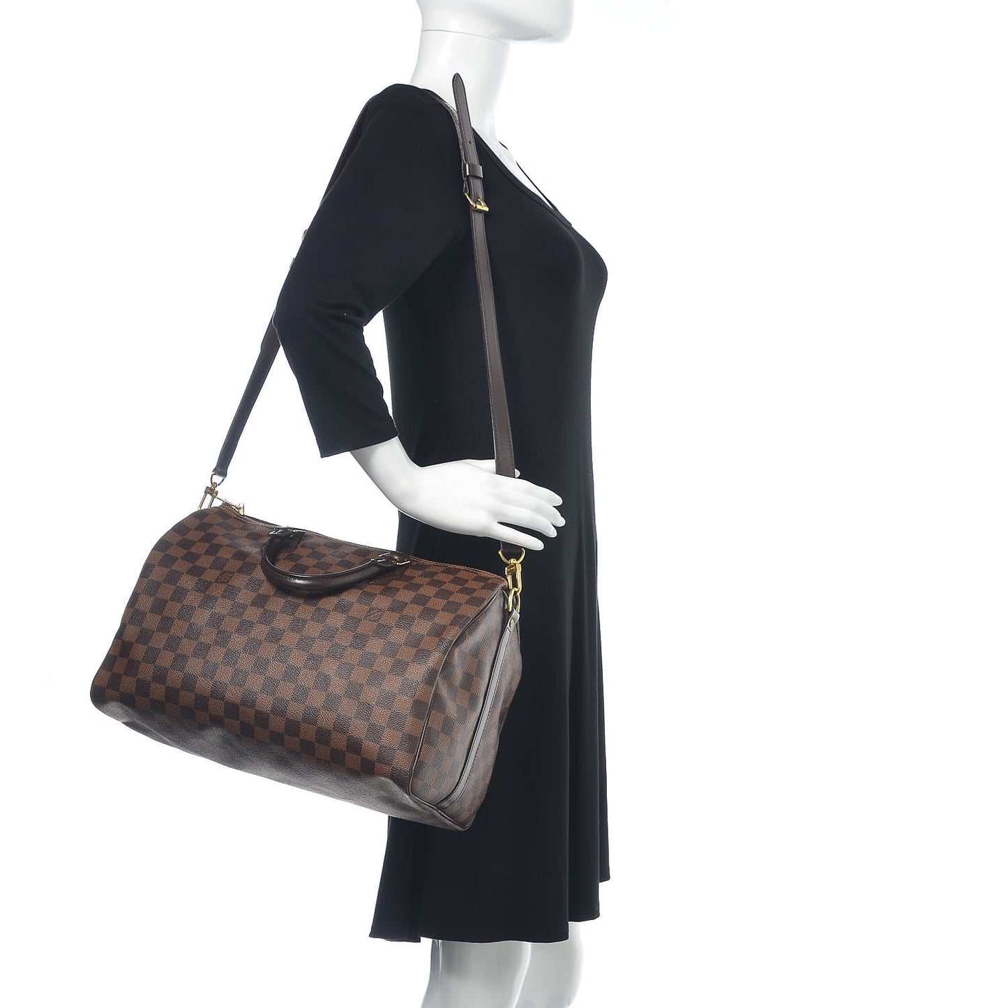 Damier Ebene Speedy Bandouliere 35