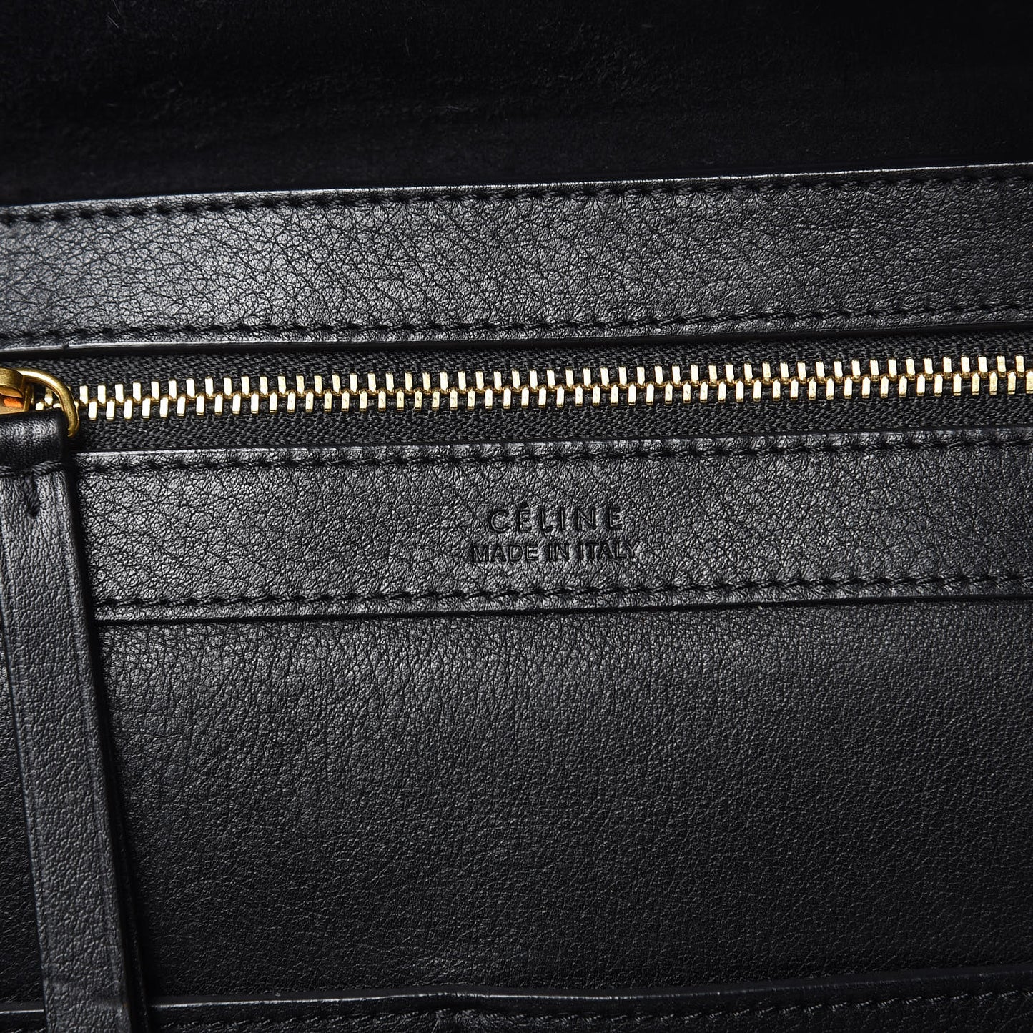 Soft Grained Calfskin Small Belt Cabas Phantom Black