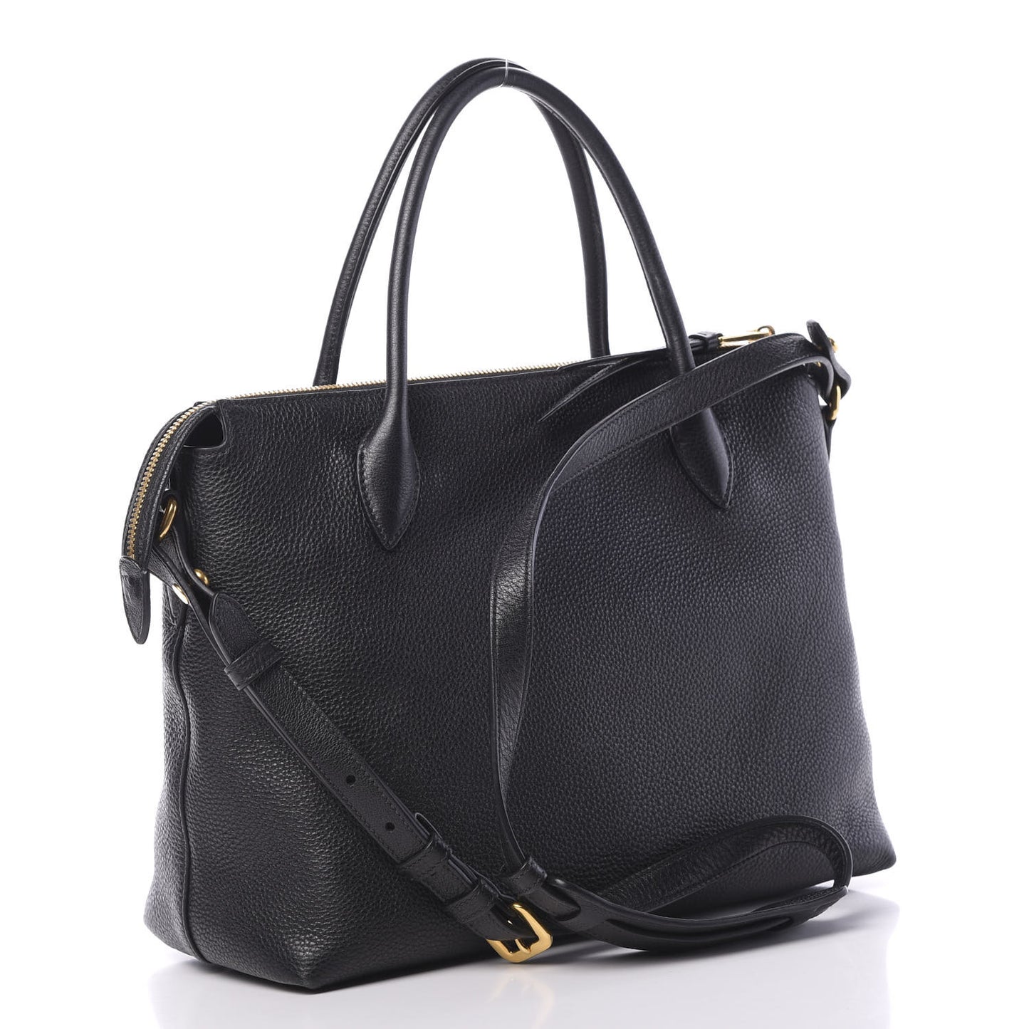 Vitello Daino Tote Black