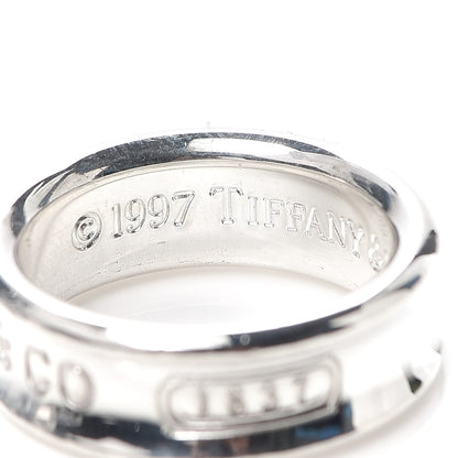 Tiffany Sterling Silver 1837 Band Ring 50 5.5 4 of 6