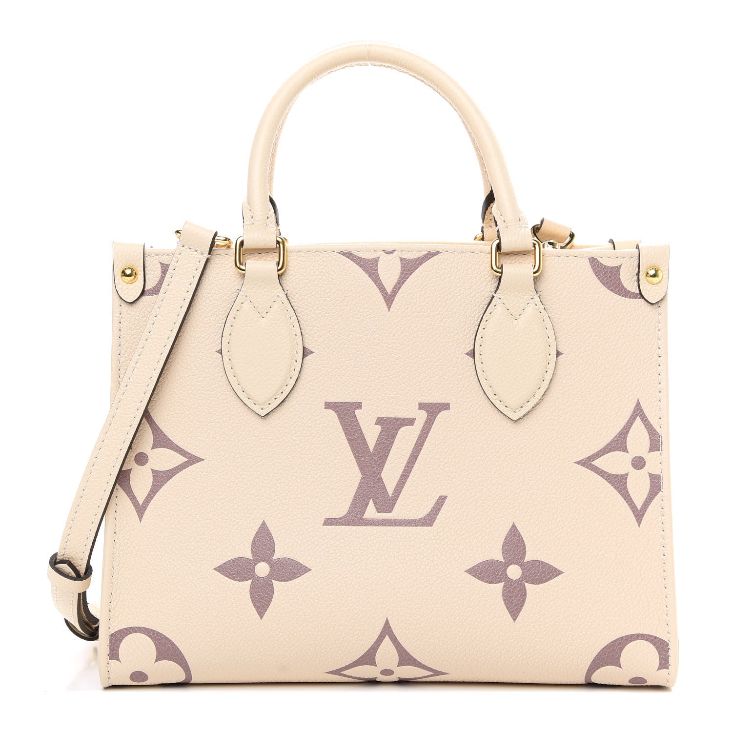 Louis Vuitton Empreinte Monogram Giant Onthego PM Creme Bois De Rose 1 of 9
